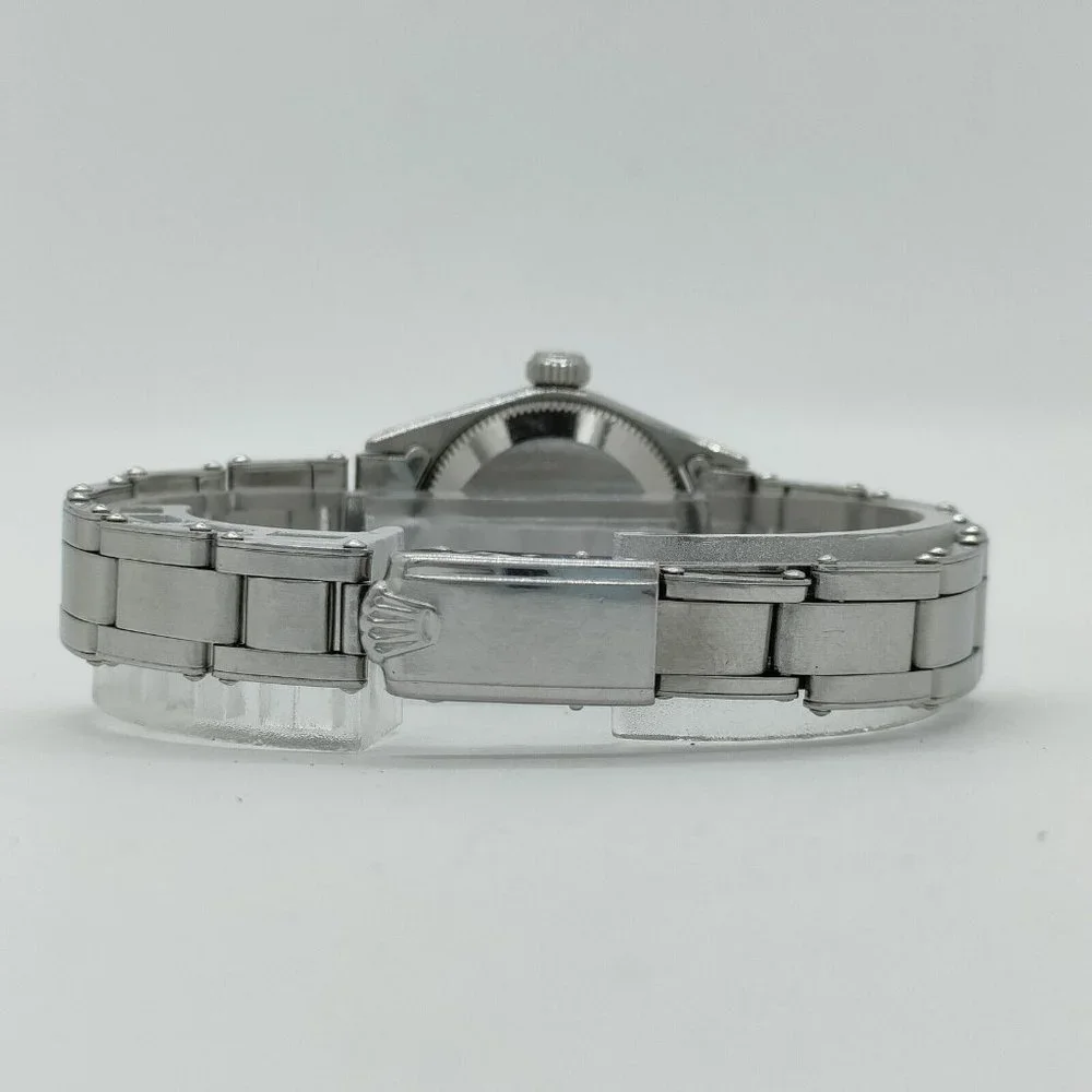 ROLEX Oyster Perpetual Date 24mm Women's Watch Stainless Steel Silve - Picture 13 of 15